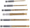 6Pcs Twists Drill Bit Set HSS Serrated Side Cutting Drill Bit 1/4in Hex Shank for Plastic Wood 3mm 4mm 5mm 6mm 6.5mm 8mm
