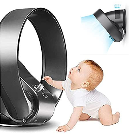 Wall Mounted Oscillating Fan with Remote Control, Energy-Efficient, Timer Feature, Modern Design for Home and Office Cooling