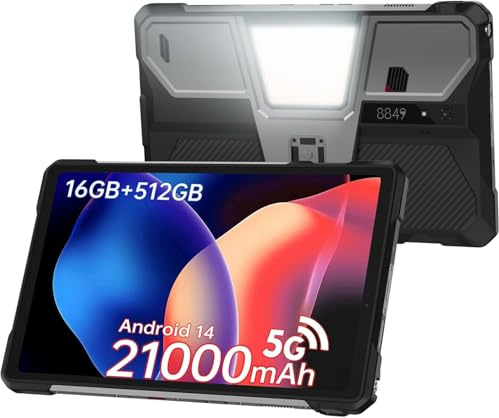 CHANDUELEC 8849 Tank Pad Rugged Tablet PC Projector Tablet 10.95 inch 120Hz 16GB 512GB 21000mAh Battery 66W 32MP+50MP Camera