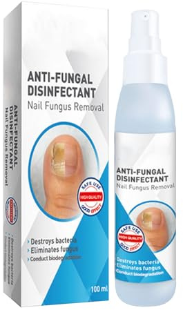 Nail Strengthener Spray, Nail Growth Tre-Atment, Nail Care Spray, with Hydrating Non-Sticky Formula, Easy Application,100ml, for Cracked, Dry, Brittle, Hand, Feet, Daily Care