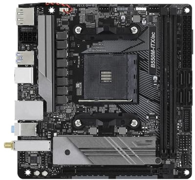 motherboard Fit For ASRock B550M-ITX/AC Motherboard Support Ryzen 7 5800x 5700x 5700x3D 5600G PRO 4750G CPU DDR4 PCIe 4.0 ITX AM4