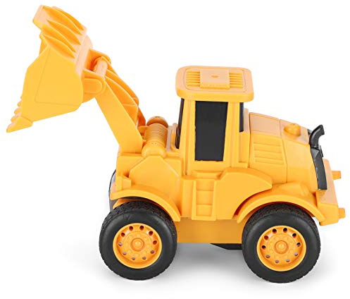 Tixiyu Auto RC con Deformazione Ingegneristica per Bambini, Modello di Carrello Elevatore Inerziale Giocattolo per Coordinazione Mano-piede, Realizzato in ABS di Alta qualità, Giallo, 5,9x3x2,6