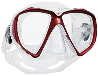 SCUBAPRO - Spectra - Tauchmaske klar/rot