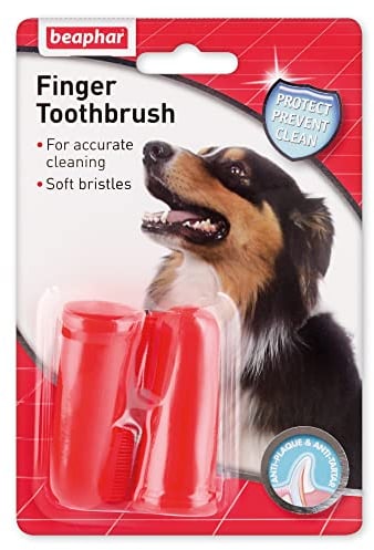 Beaphar 11327 Finger-Zahnbürste, 2 Stück
