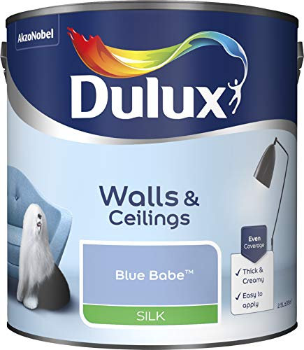 Dulux Paints 2.5 Litre Ready Mixed Silk Blue Babe