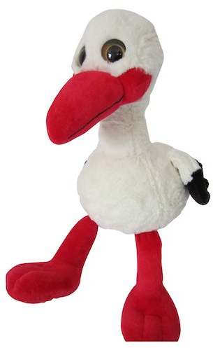 Sweety Toys 4478 Klapperstorch Storch GINO Plüsch Teddy Kuschelweich 53 cm