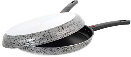 Home Salt N'Pepper Girafrittata in Alluminio, Rivestimento Antiaderente, 28 cm
