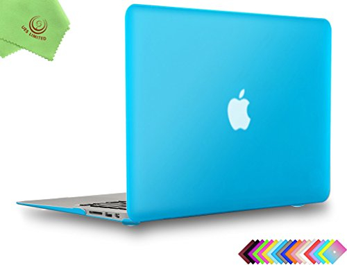 UESWILL Case for MacBook Air 11 inch Model A1370 A1465, Aqua Blue