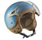 SOXON® SP-325 Mono „Crystal Blue“ · Jet-Helm · Motorrad-Helm Roller-Helm Scooter-Helm Moped Mofa-Helm Chopper Retro Vespa Vintage Pilot Biker · ECE 22.05 Visier Schnellverschluss Tasche XL (61-62cm)