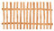 BooGardi Zaunelement Haselnuss · 144 Größen · 140 x 150 cm (7-9 cm) · Staketenzaun Bausatz für Lattenzaun/Bretterzaun · Gartenzaun Holzzaun