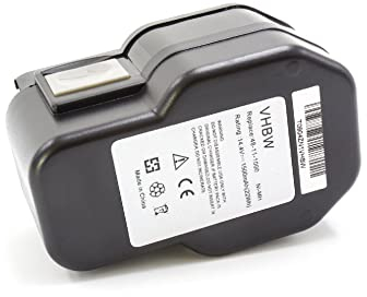 vhbw 1x Akku Ersatz für Milwaukee 0616-24, 0616-20, 0613-20, 0614-20, 0613-24, 0615-24, 0614-24 für Werkzeug (1500 mAh, NiMH, 14,4 V)