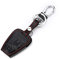Happyit Cas de Couverture de Clé de Voiture en Cuir Porte-clés pour Mercedes Benz A CLASSE W169 B C E S R C200E 260L GLK300 2 Bouton Télécommande