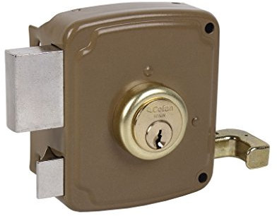 CERRADURA SOBREPONER C/CERRADERO 140mm DERECHA (cerradura sobreponer)