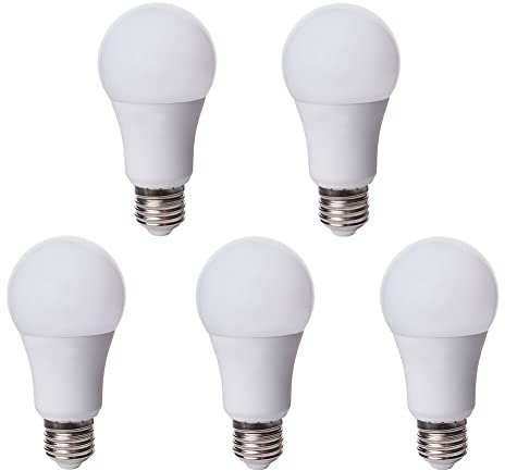 edi-tronic 5x LED Lampe E27 12V 6W G kaltweiß 500lm 4000K Birne Energiesparlampe 12 Volt Licht