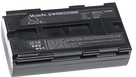 vhbw 1x Akku kompatibel mit Phase One IQ, IQ4, IQ3, P40+, P40, P45+, P45, XF, P65, P30+, P30, P25+, P25 Kamera (2200 mAh, 7,4 V, Li-Ion)
