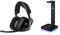 Corsair VOID ELITE RGB Wireless Gaming Headset - Black & ST100 RGB Premium Headset Stand (Durable Aluminium Construction, Dynamic 9 Zone RGB Lighting, Built-In 3.5 mm Analog Input, Black