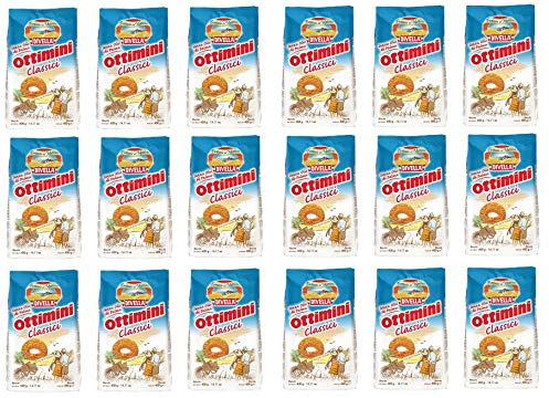 18x Divella Ottimini Classici Shortbread Kekse mit frischen Eiern 400g Biscuits Cookies italienische Kekse