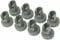 Aspares Dishwasher Upper Basket Wheels for Zanussi 25mm (Set of 8 Pieces)