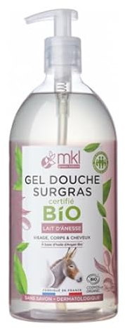 MKL Green Nature Gel Douche Surgras Lait d'Ânesse Bio 1 L