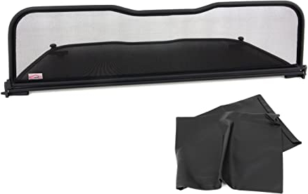 Airax Windschott geeignet für VW Volkswagen T-ROC Cabrio Spiegeldesign mit Tasche