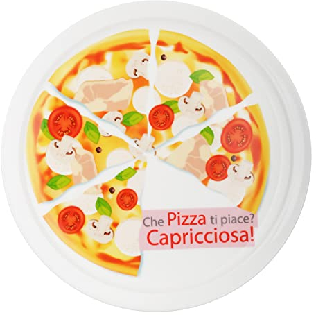 KASANOVA Piatto pizza 30,5 cm Capricciosa multicolore Tavola