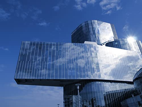 Silver Reflective External Mirror Window Film, Solar Control & Privacy Tint - One Way Mirror/Mirrored Glass (76cm x 1m)