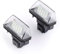 MKptopia 2 pcs LED plaque d'immatriculation Compatible avec Peu-geot 206 207 207 306 307 308 406 406 5008 M49 M59 B9 C3 C4 C5