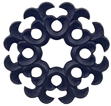 Untersetzer Zen: Mandala, Blumenmuster, Gusseisen, 13 cm