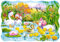 alles-meine.de GmbH Puzzle 30 Teile - das hässliche Entlein - Märchen Hans Christian Andersen - Kinderpuzzle für Kinder - Ente Entchen Tiere