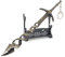Hanaiette 1pc Elden Ring Game peripheral weapons Model Keychain with Display Stand for Anime fans (STYLE 2)