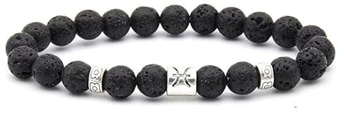 Musihy Bracelet Lavastein, Perlenarmband Herren Konstellation Perlenarmband Armbänder Perlen Damen