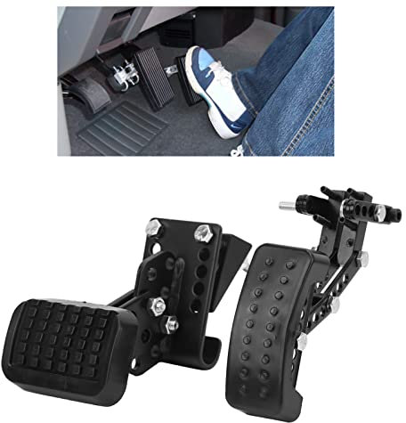 Pedalverlängerung für Gas und Bremse, Pedalverlängerung, Auto, Bremspedalverlängerung für die meisten Bremspedale, rutschfest, Pedale und Zubehör