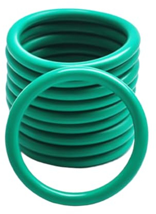 Fluorkautschuk-O-Ringe, Dichtung Gummi Unterlegscheibe, 10 Stück (Größe: 28mm AD x 22mm ID x 3mm Breite)