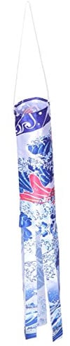 Gogogmee Japanese Koinobori Windsock Carp Flag Outdoor Decorative Fish Streamer for Garden and Festival Decor Realistic Design for Home and Sushi Restaurant Decoration