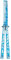 Butterfly Knife Comb Trainer - Stainless Steel Unsharpened Slice for Beginner Training - Aqua Blue
