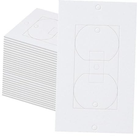 MagiDeal Lot de 30 plaques d'étanchéité pour prises murales, professionnelles, coussinets isolants pour prises électriques pour appartement