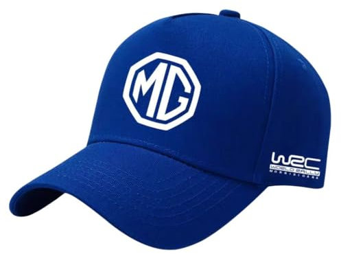SYXWJL Auto Kappe für MG MG3, Baseballkappe Basecap Mütze Basecap Herren Unisex Kappe Verstellbar Baumwolle mit Auto Logo Baseball Cap für Herren Damen Zubehör,Blue