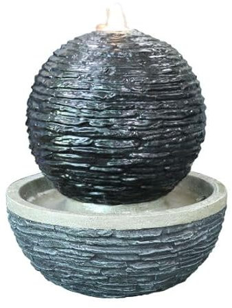 Johnstone Slate Sphere Mains Power Water Feature