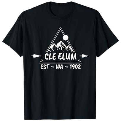 Souvenir in den Bergen von Cle Elum, Washington, gegründet 1902 T-Shirt
