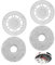 Panni per mocio con staffa di ricambio e piastre per mocio per ricambi aspirapolvere robot Xiaomi X20+ / Dreame X20 Pro (2 staffe di ricambio + 2 panni per mocio)