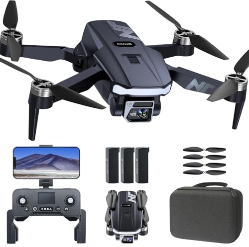 NAFYRE N11 PRO GPS Drone with Camera for Adults 4K UHD, 90 Min Long Flight Time, Long Control Range, Auto Return, Follow Me, Brushless Motor, RC Quadcopter for Beginners