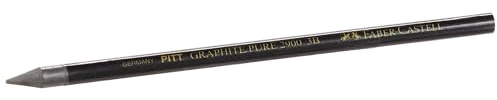 Faber-Castell 117303 - Stift Pitt Graphite Pure, Mine 3B, 1 Stück, schwarz