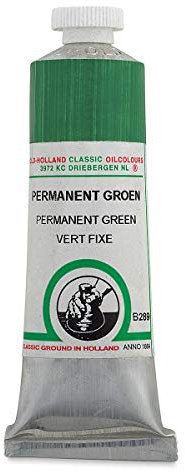 Old Holland Ölfarbe – Klassische Farben 40 MLS – 164 Künstlerfarben B289 Permanent Green
