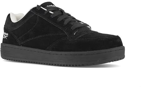 Reebok Work RB1910 Mens Soyay Safety Toe Skateboard Work Shoe Black, 12