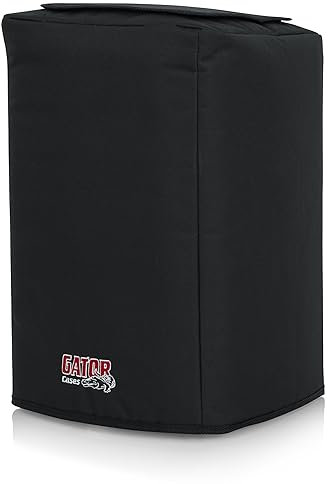 Gator Cases Protective Nylon Speaker Cover for Compact 8 Speaker Cabinets; Fits QSC K8, Yamaha DXR8 and more (GPA-CVR8)