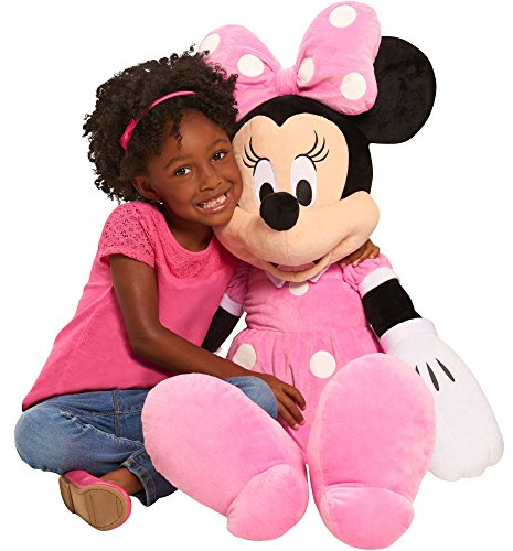 Disney Minnie Mouse Plüschspielzeug für Kinder, groß, 101,6 cm, Pink