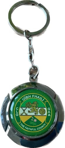 OFFALY Official GAA Ireland County Round Crest Keyring very rare limited Stock