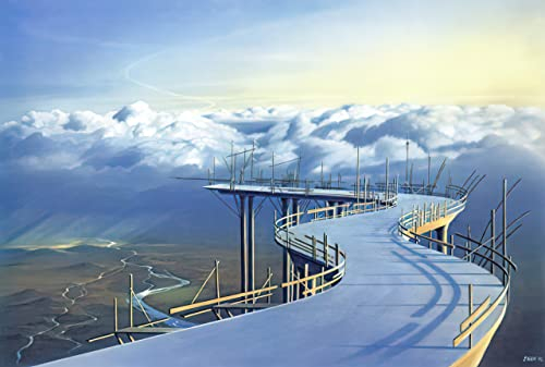 Kunstdruck/Poster: Hans-Werner SAHM Autobahn - hochwertiger Druck, Bild, Kunstposter, 60x40 cm