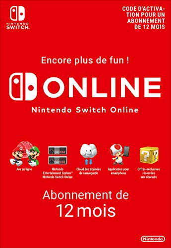 Abonnement Nintendo Switch Online - 12 Mois | Nintendo Switch - Version digitale/code | Code jeu à télécharger