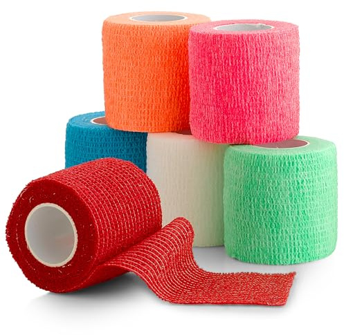 6er Pack, selbstklebendes Klebeband - 5 cm x 4,5 Meter
